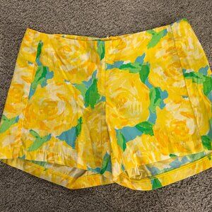 Yellow First Impressions Lilly Pulitzer Shorts